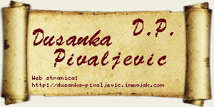 Dušanka Pivaljević vizit kartica